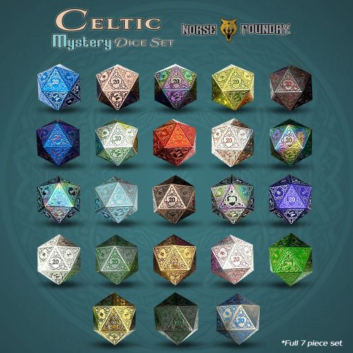 Display Sheet Celtic Mysery Dice Set