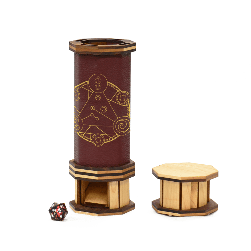 Crimson Codex Dice Tower - Elderwood - COD-070001003